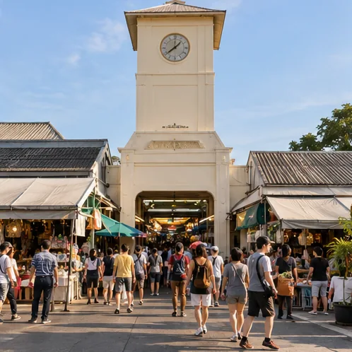 AI-created view 2 of Chatuchak Weekend Market