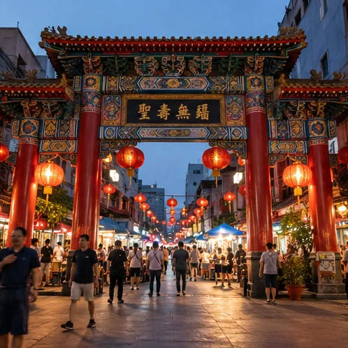 AI-created view 2 of Chinatown (Yaowarat)