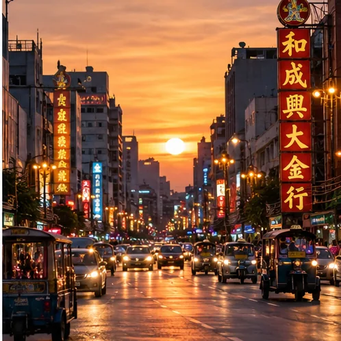AI-created view 6 of Chinatown (Yaowarat)