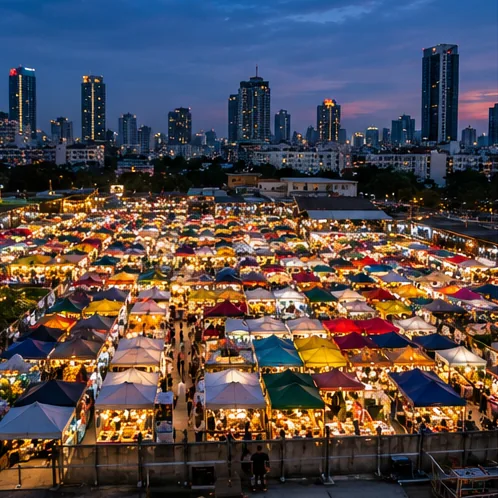 Train Night Market Ratchada