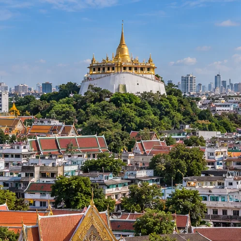 AI-created impression of Wat Saket