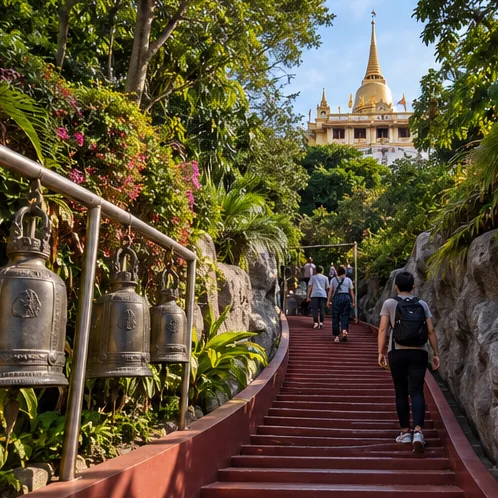 AI-created view 2 of Wat Saket