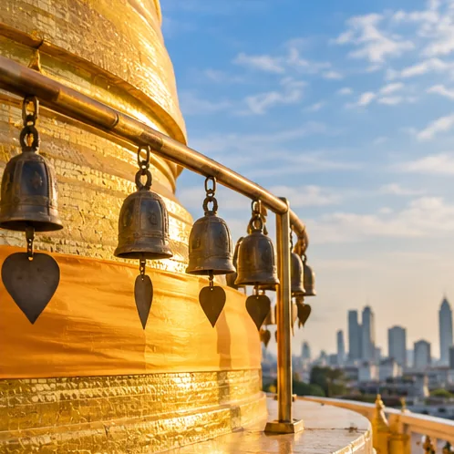 AI-created view 3 of Wat Saket