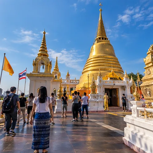 AI-created view 4 of Wat Saket