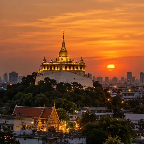 AI-created view 6 of Wat Saket