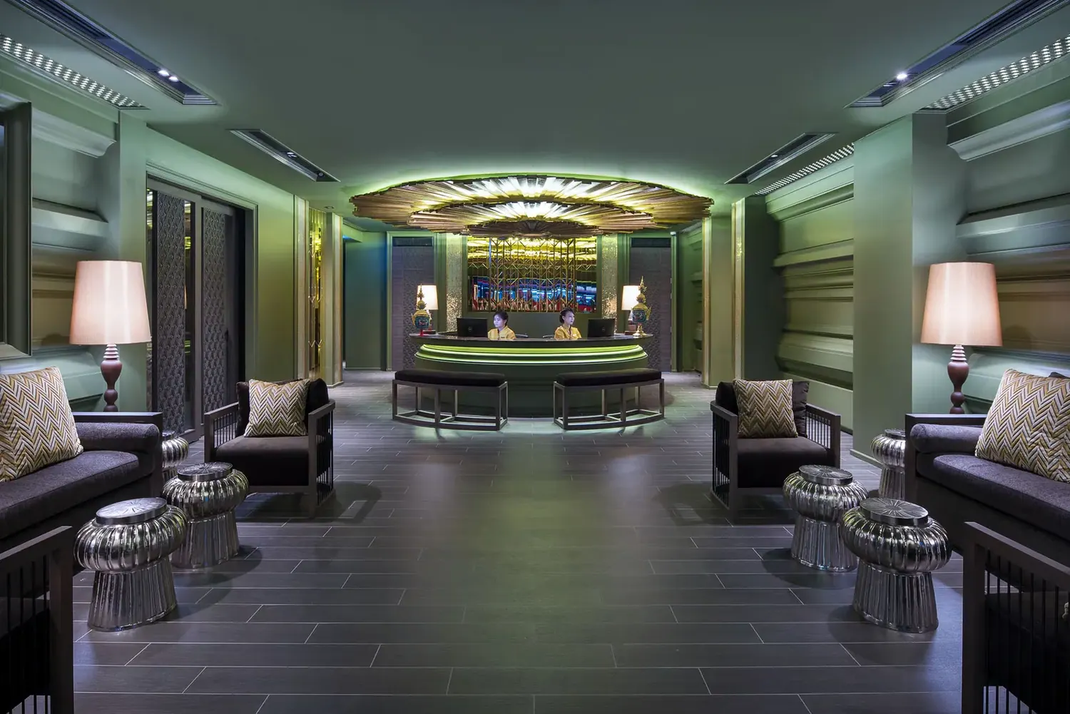 Heritage lobby at Chillax Heritage Hotel Khaosan