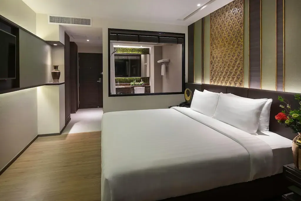 Deluxe Double room at Chillax Heritage Hotel Khaosan
