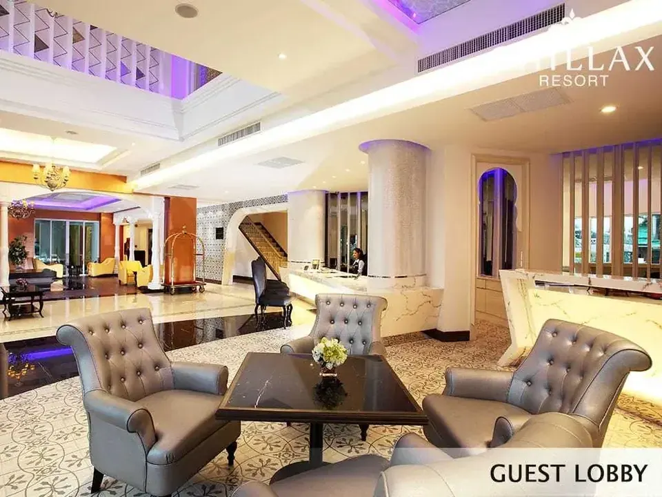 Guest lobby at Chillax Resort Khaosan