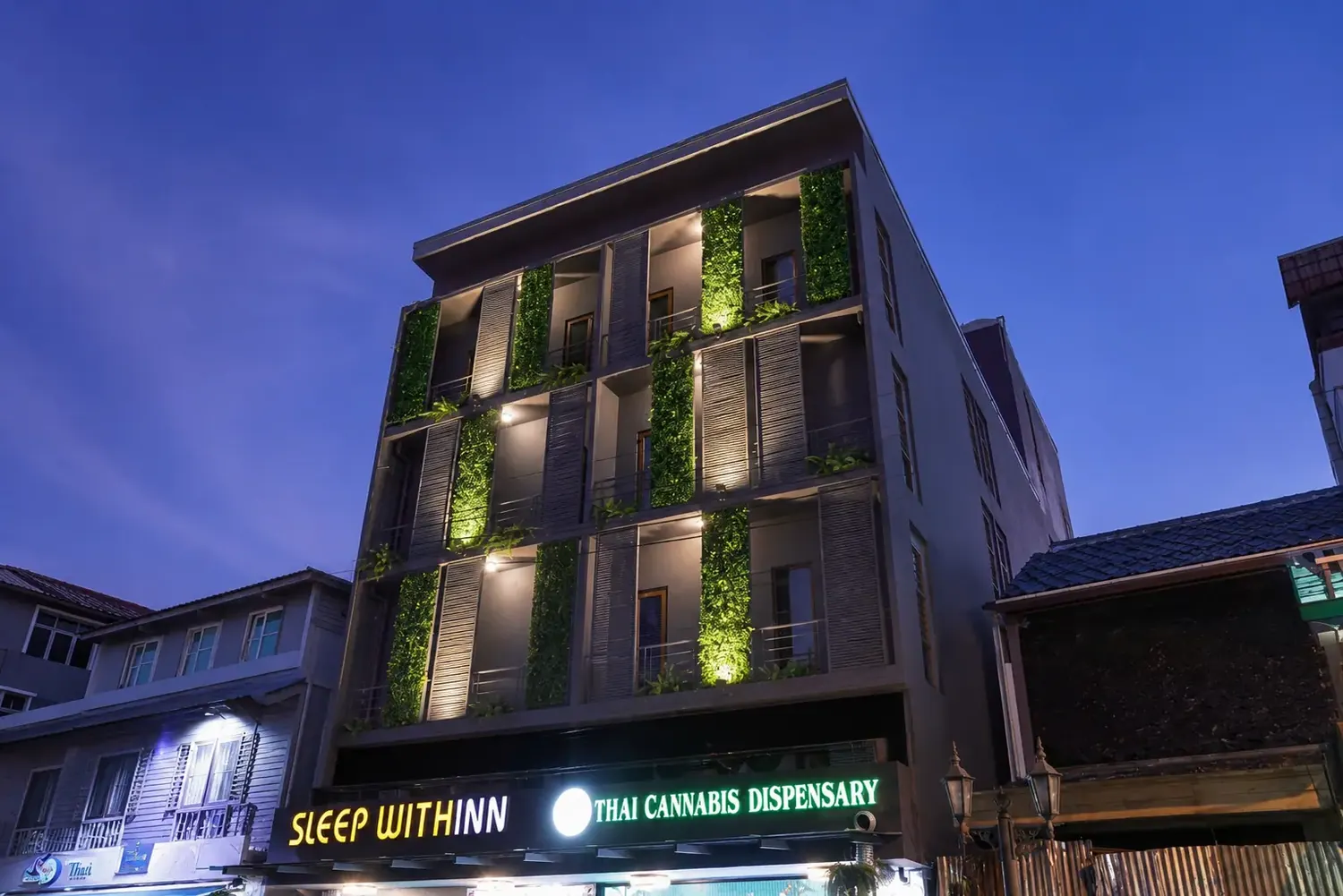 Rambuttri Road exterior at Sleep Withinn Hotel Khaosan