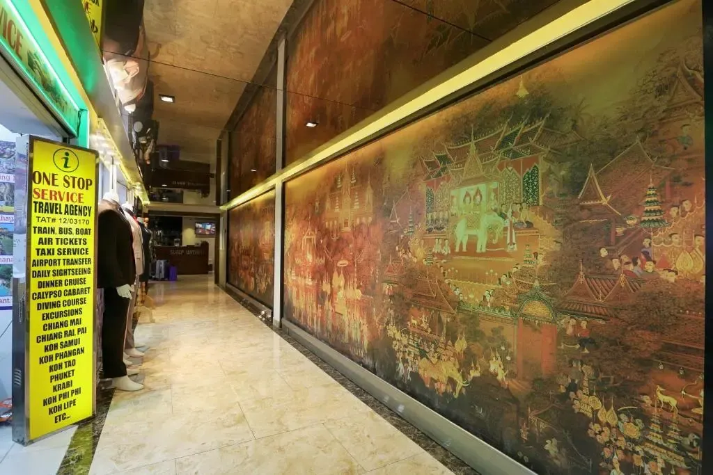 Lobby corridor at Sleep Withinn Hotel Khaosan